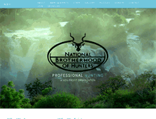 Tablet Screenshot of nationalbrotherhoodofhunters.org